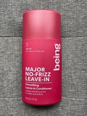 Being Haircare major no-frizz smoothing leave-in conditioner BRAND NEW